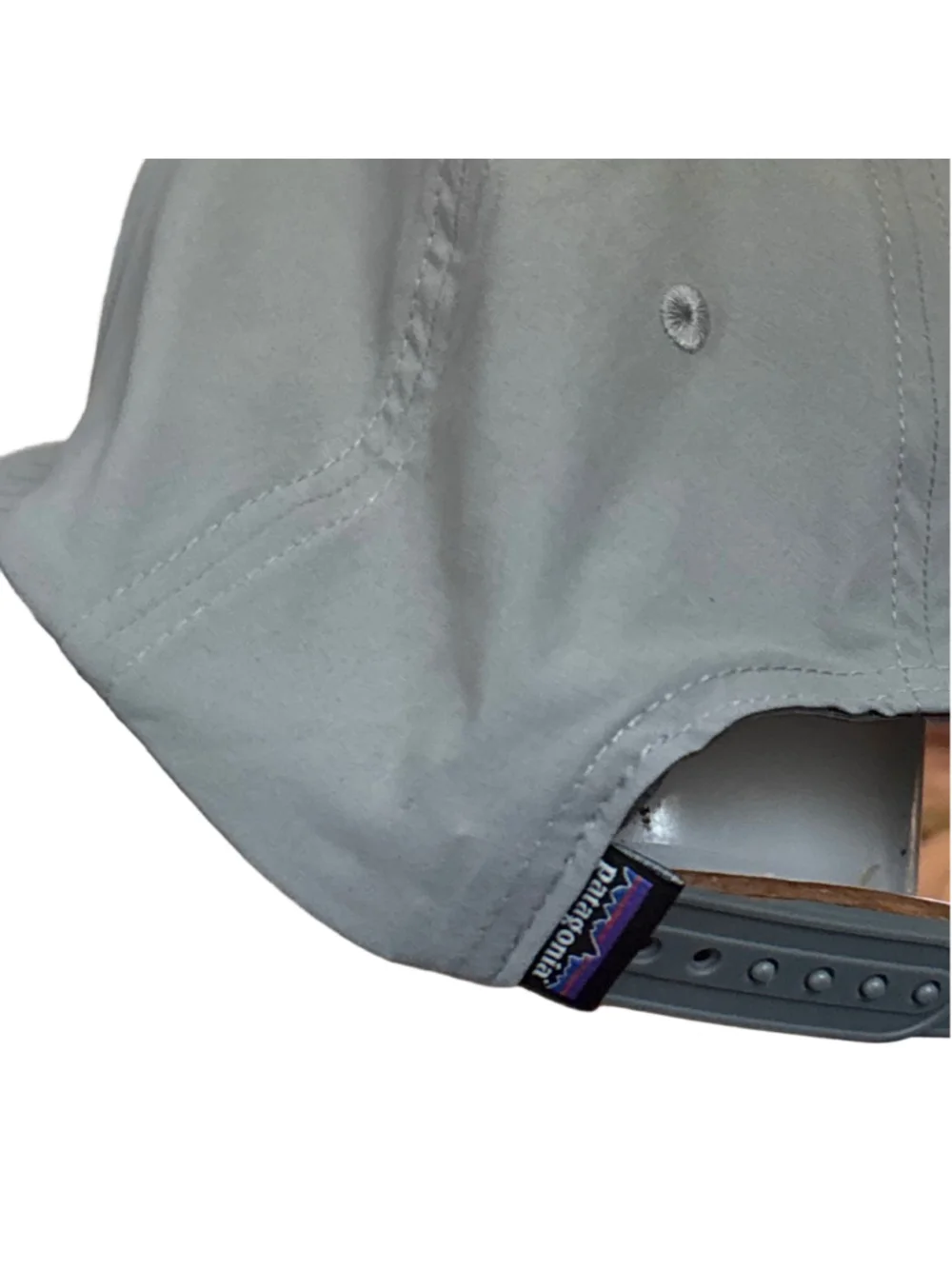 Men's Patagonia Mountain Logo Hat One Size Grey Orange